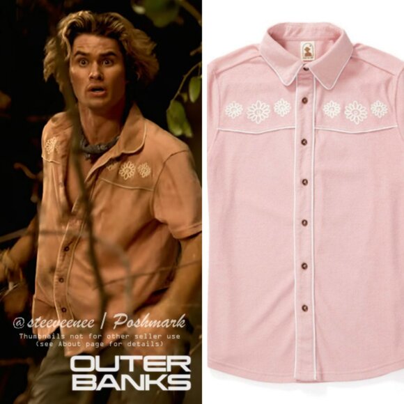 NWT Dandy Del Mar The Gaucho Terry Cloth Shirt ASO John B Outer Banks - Picture 1 of 11